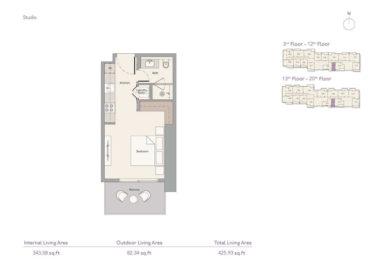 The Highbury floor plan 1