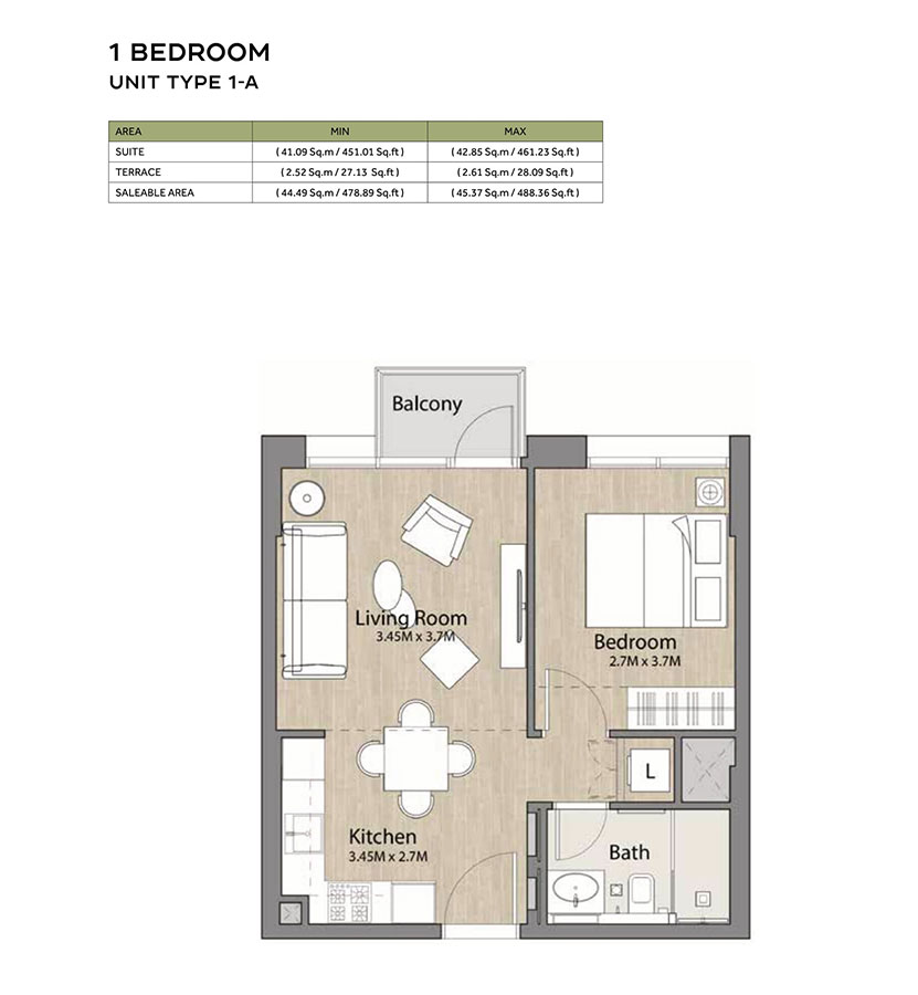 Liva Apartments floor plan 2