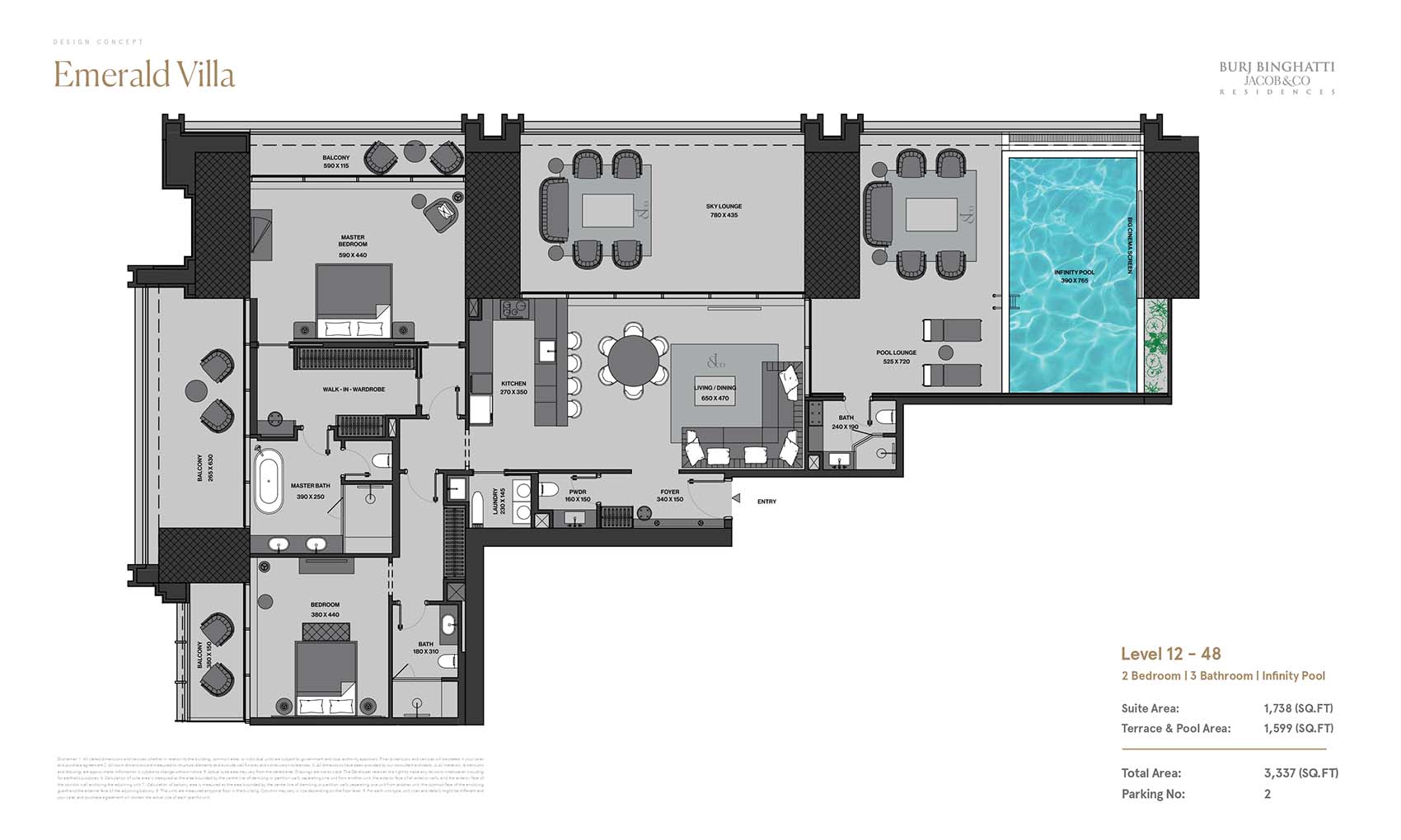 Burj Binghatti floor plan 1