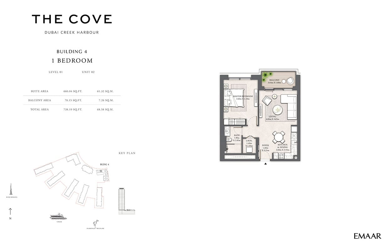 The Cove 2 Creek Harbour floor plan 1