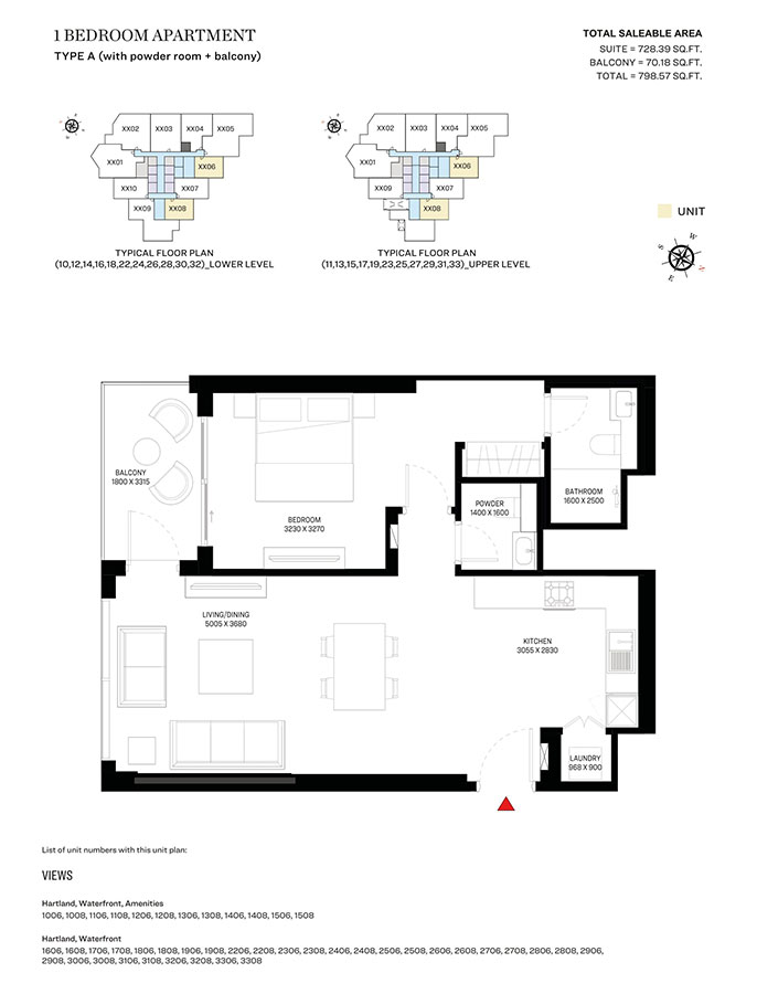 Sobha Waves Opulence floor plan 1