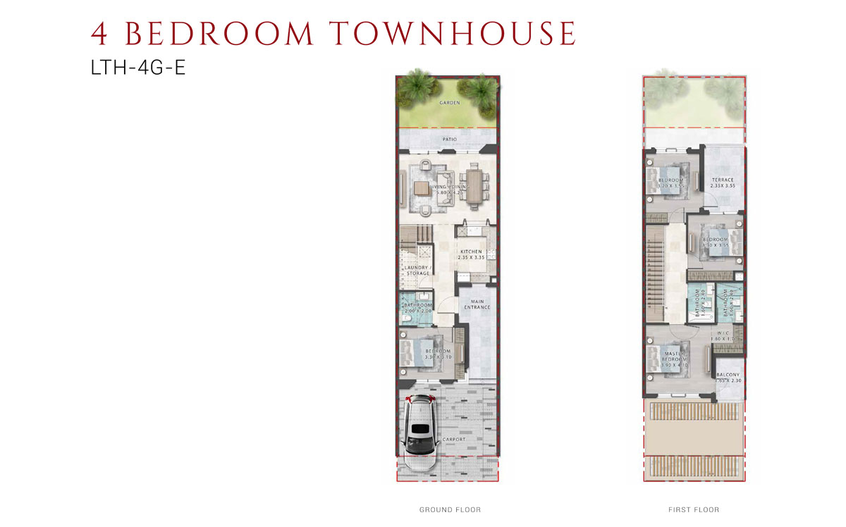 Monte Carlo Damac Lagoons floor plan 1