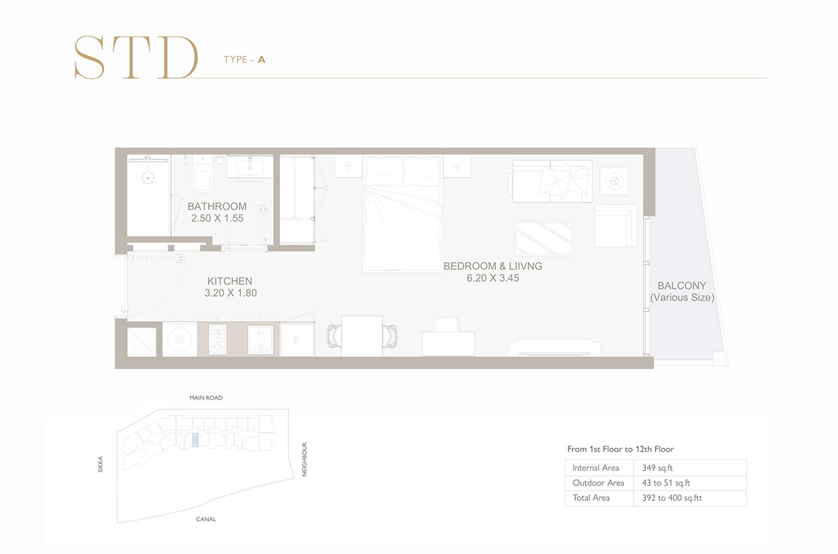 Perla 3 floor plan 1