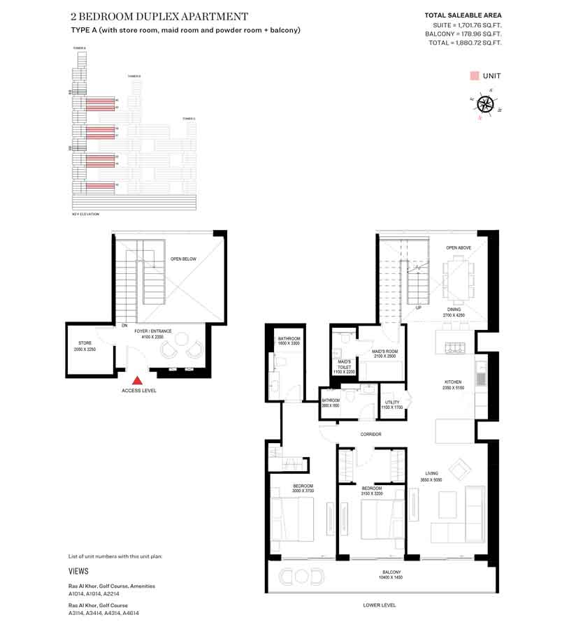 Sobha One floor plan 3