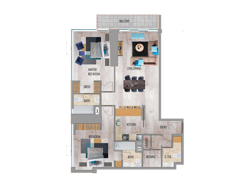 MBL Residence floor plan 2