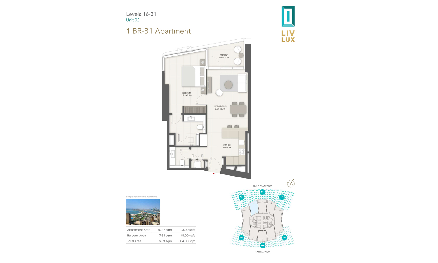 Liv Lux floor plan 1