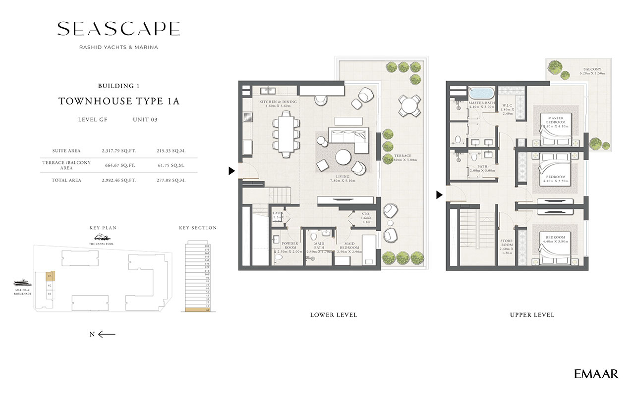 Seascape Mina Rashid floor plan 4
