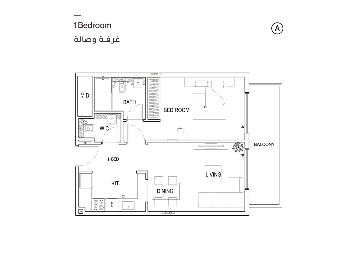 Binghatti Nova floor plan 1