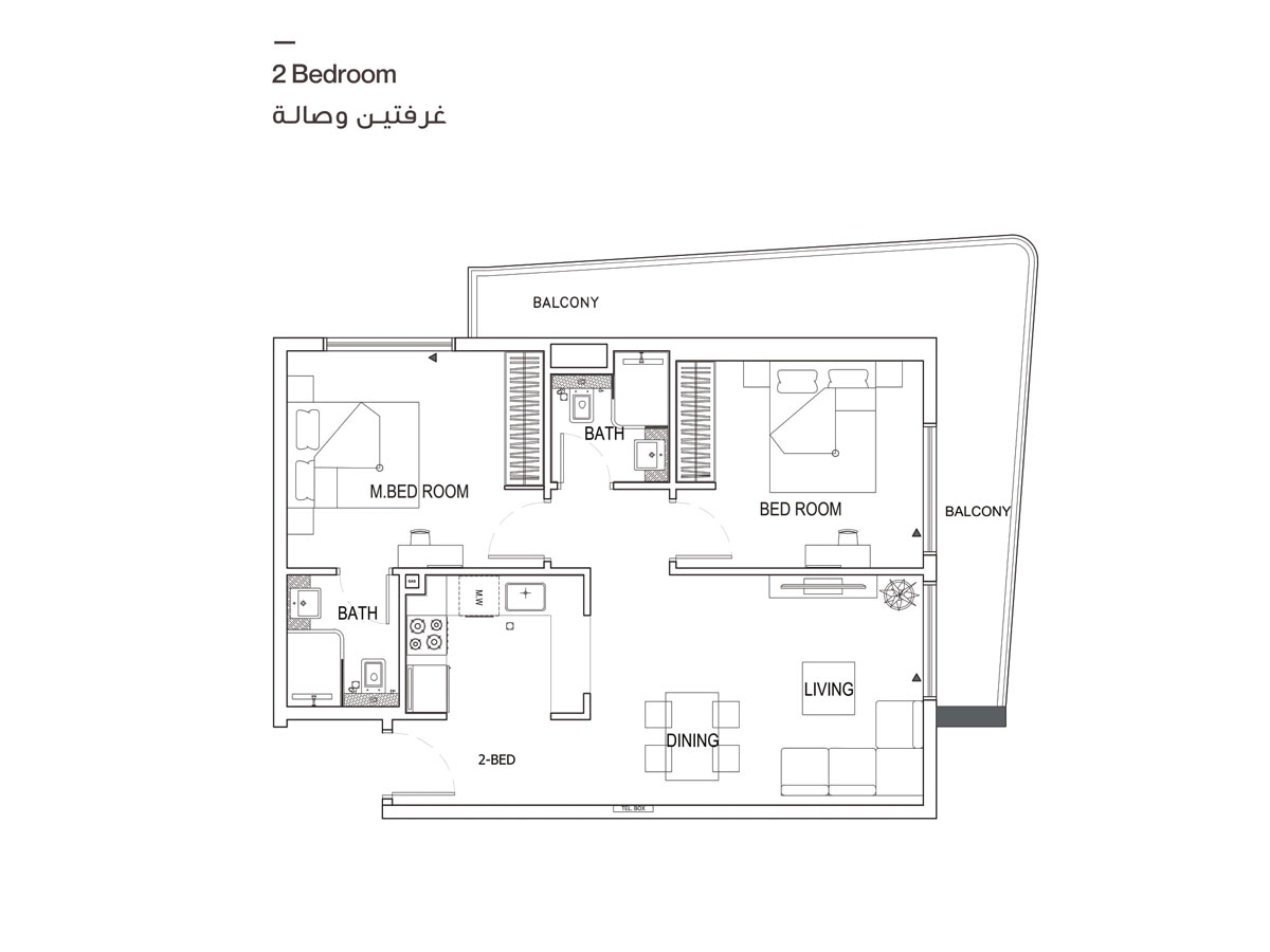 Binghatti Nova floor plan 3