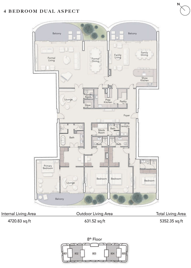 Ellington Ocean House floor plan 5