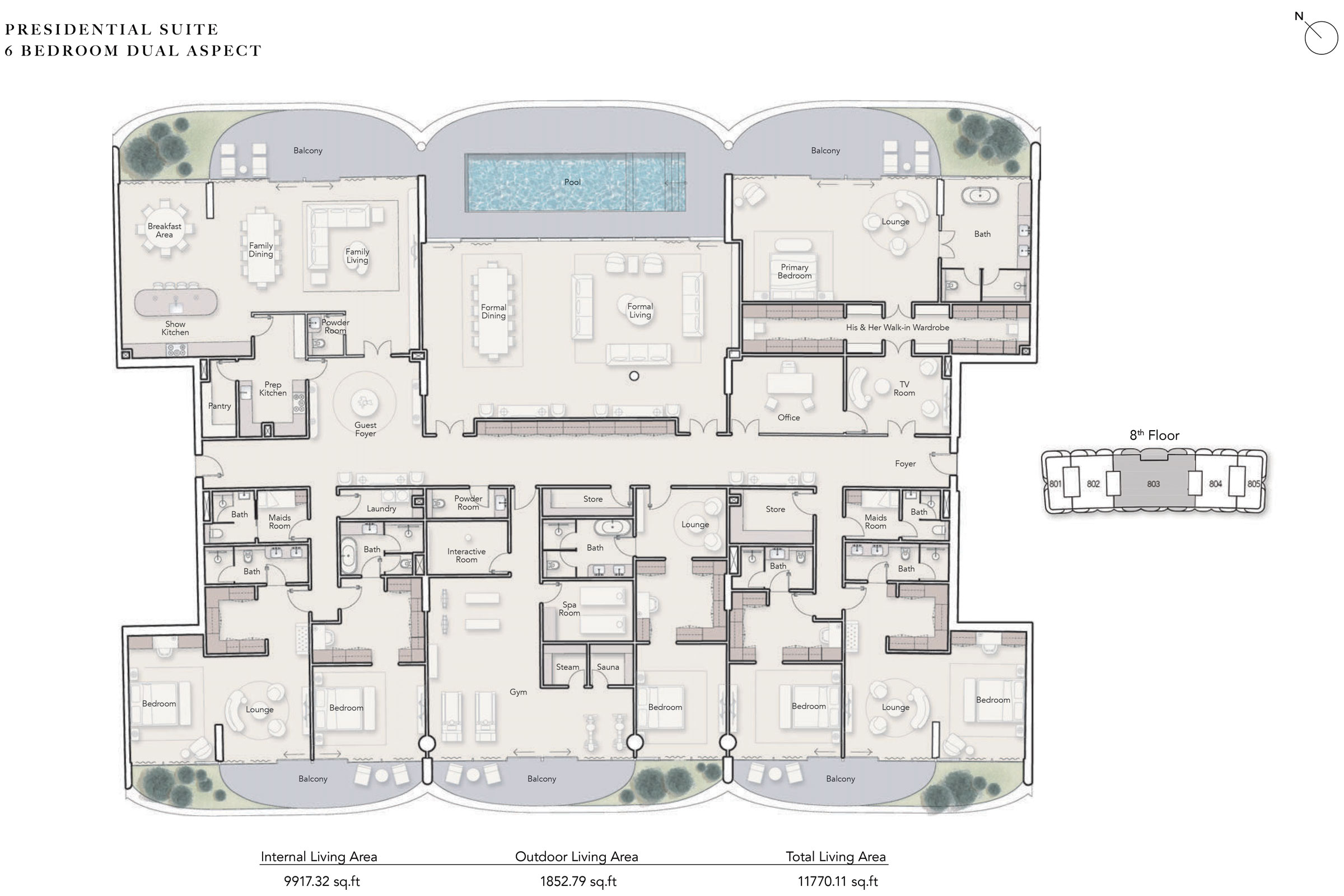 Ellington Ocean House floor plan 8
