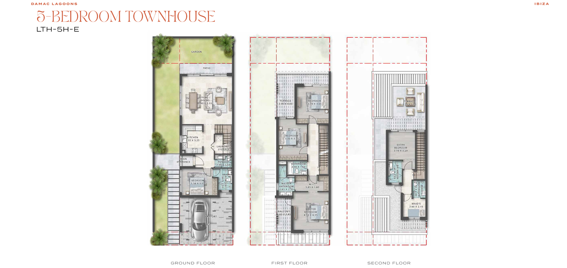Ibiza at Damac Lagoons floor plan 2