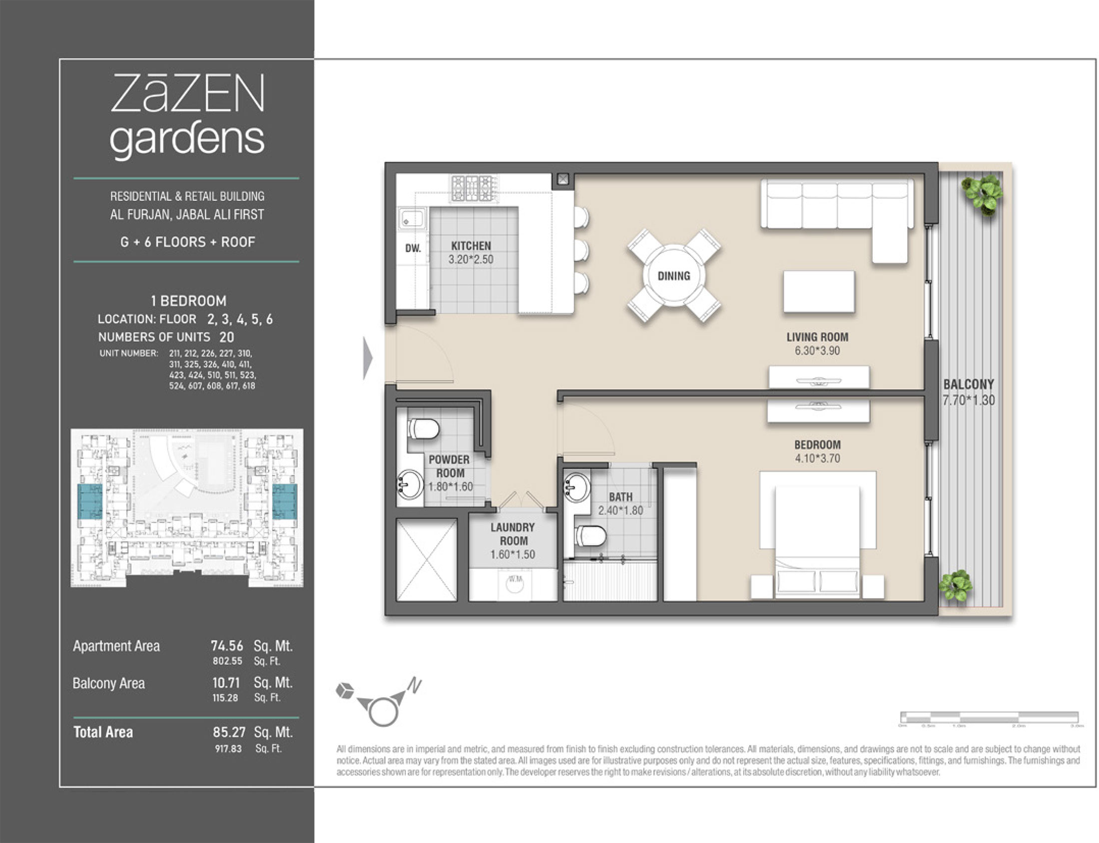 Zazen Gardens floor plan 1