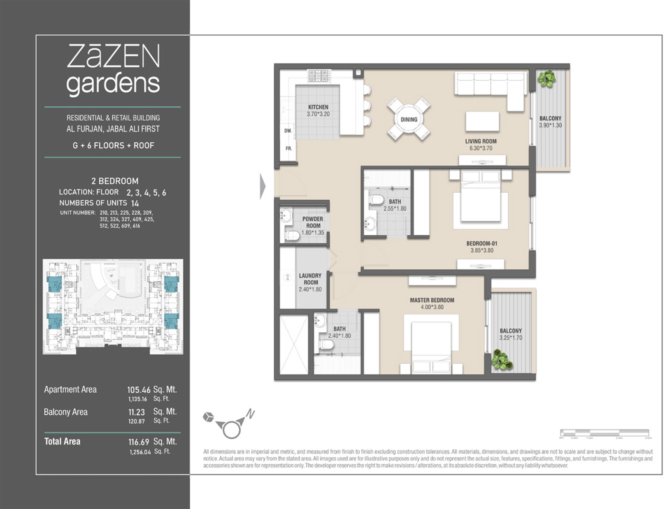 Zazen Gardens floor plan 2