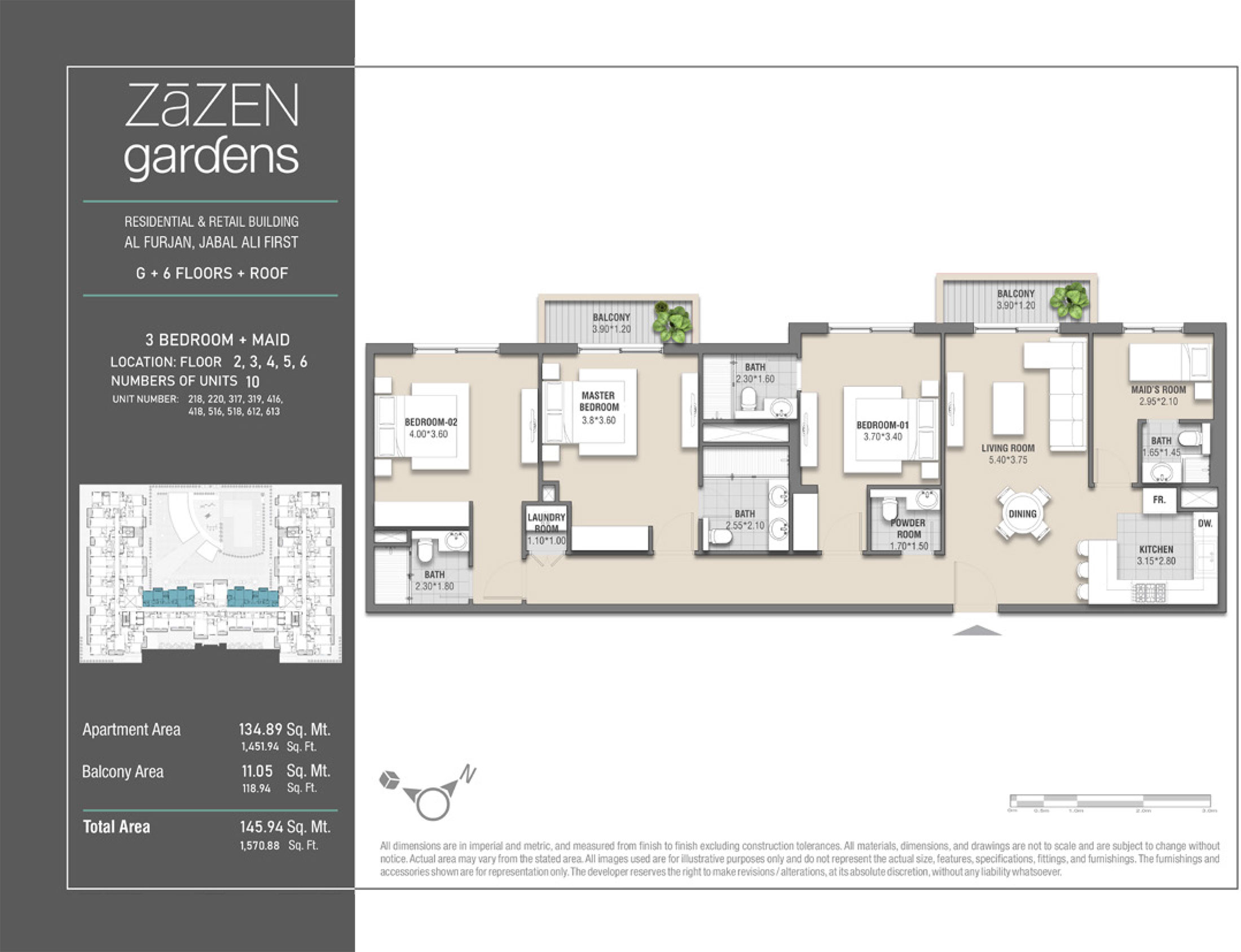 Zazen Gardens floor plan 3
