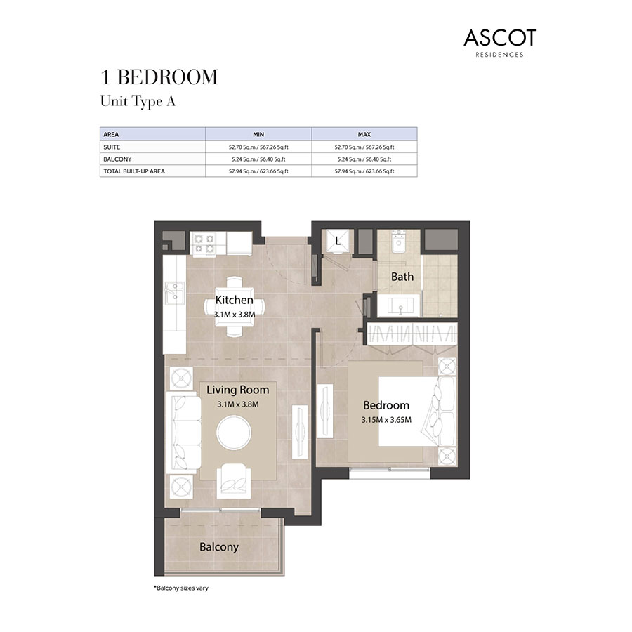 Ascot Residences floor plan 2