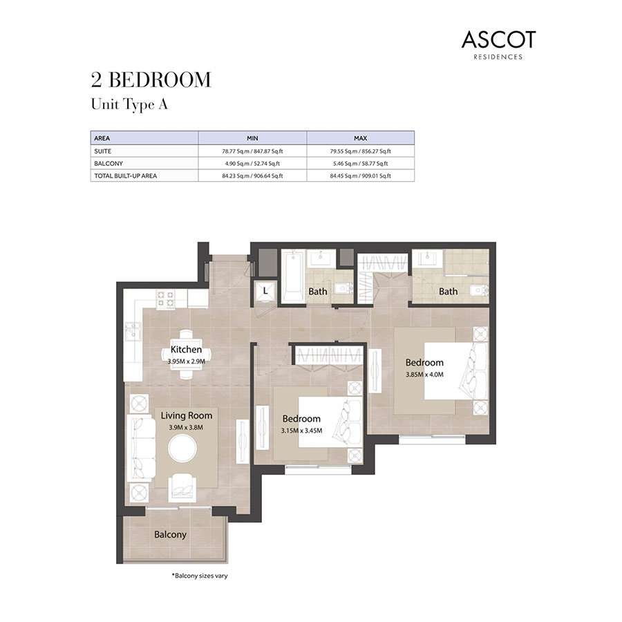 Ascot Residences floor plan 3