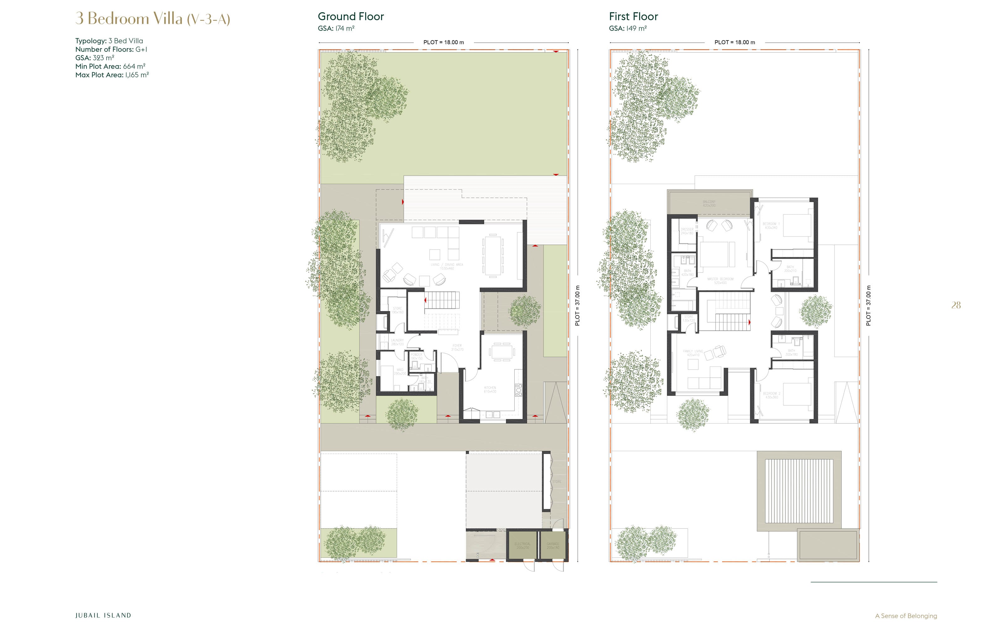 Jubail Island floor plan 3