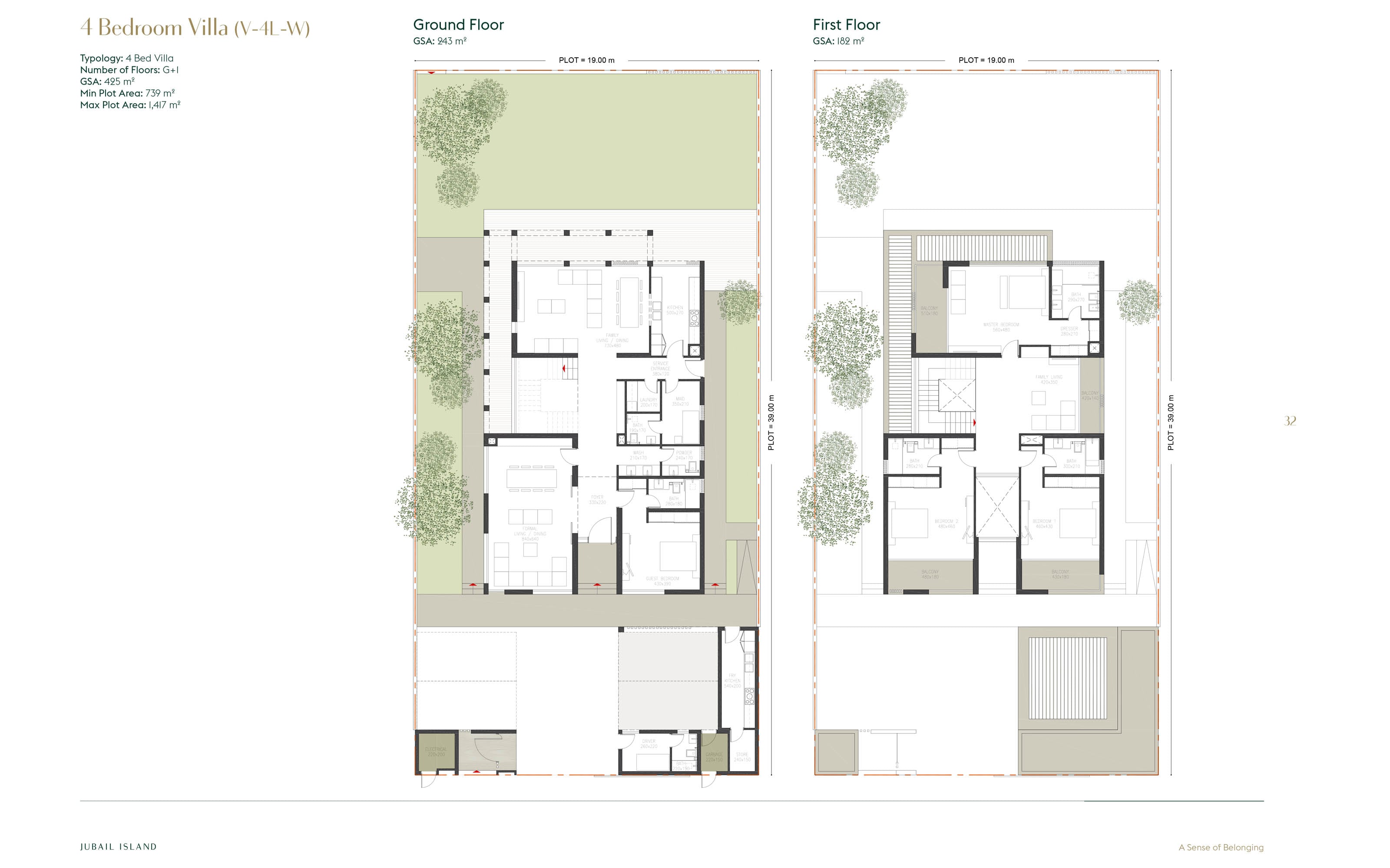 Jubail Island floor plan 5