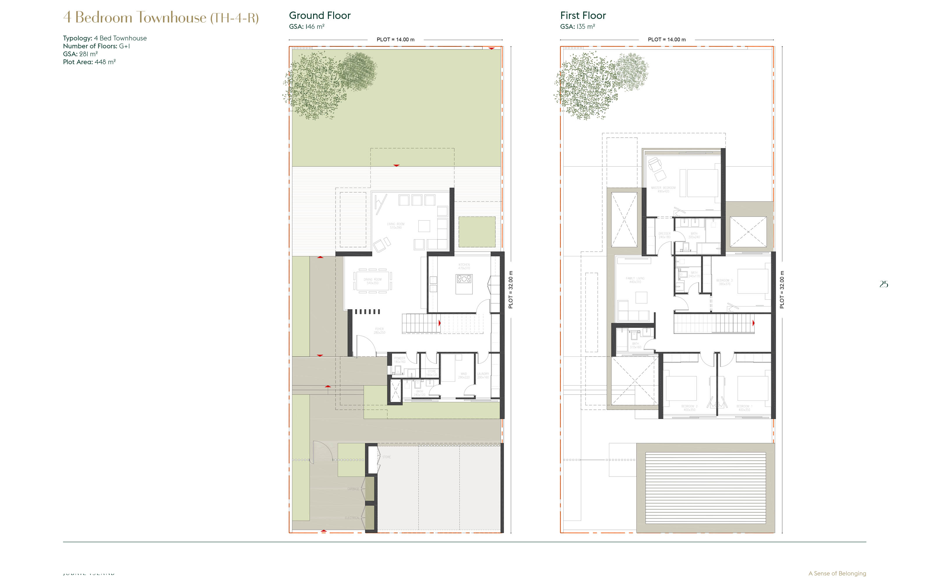 Jubail Island floor plan 4