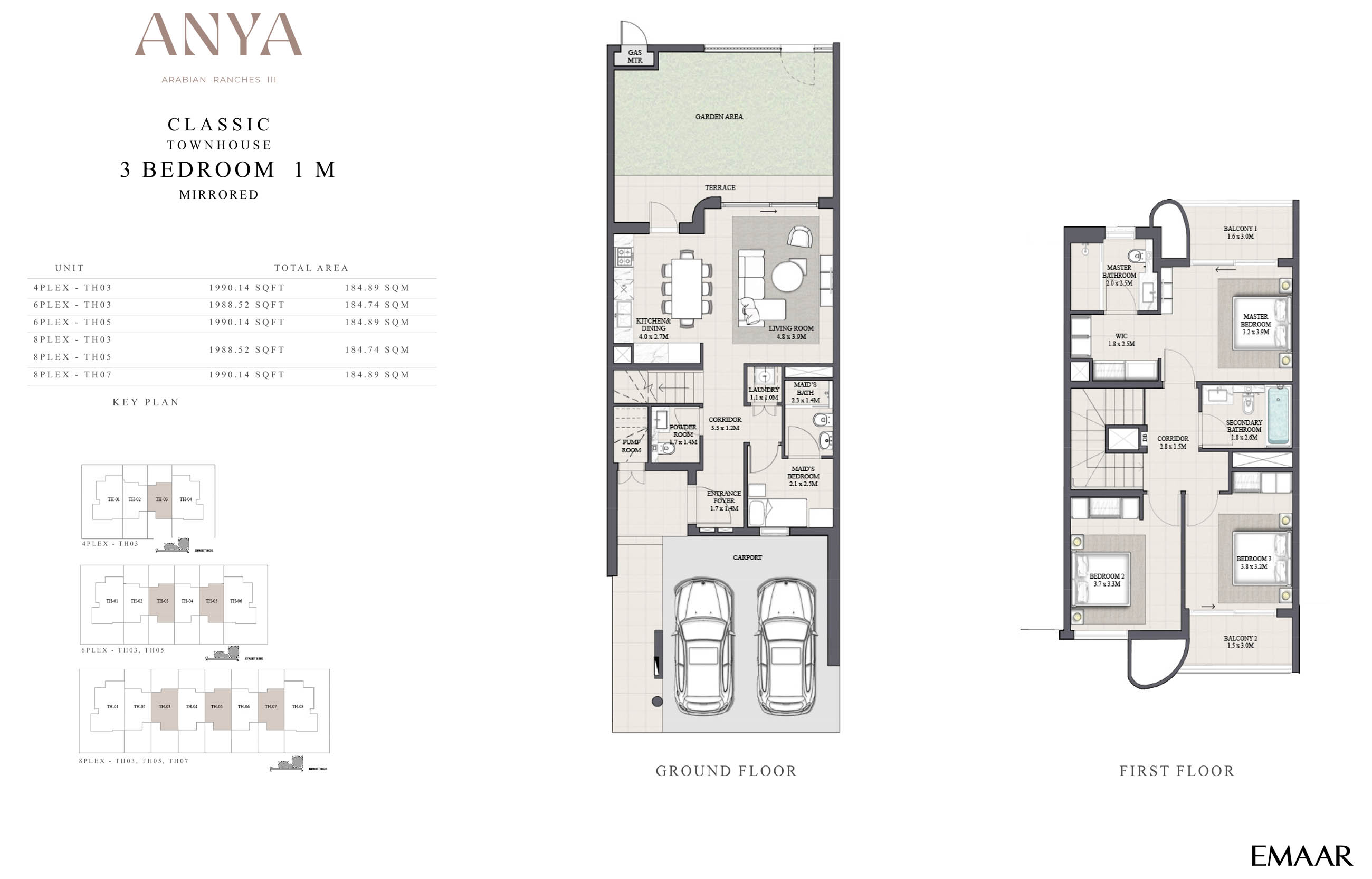 Anya at Arabian Ranches 3 floor plan 1