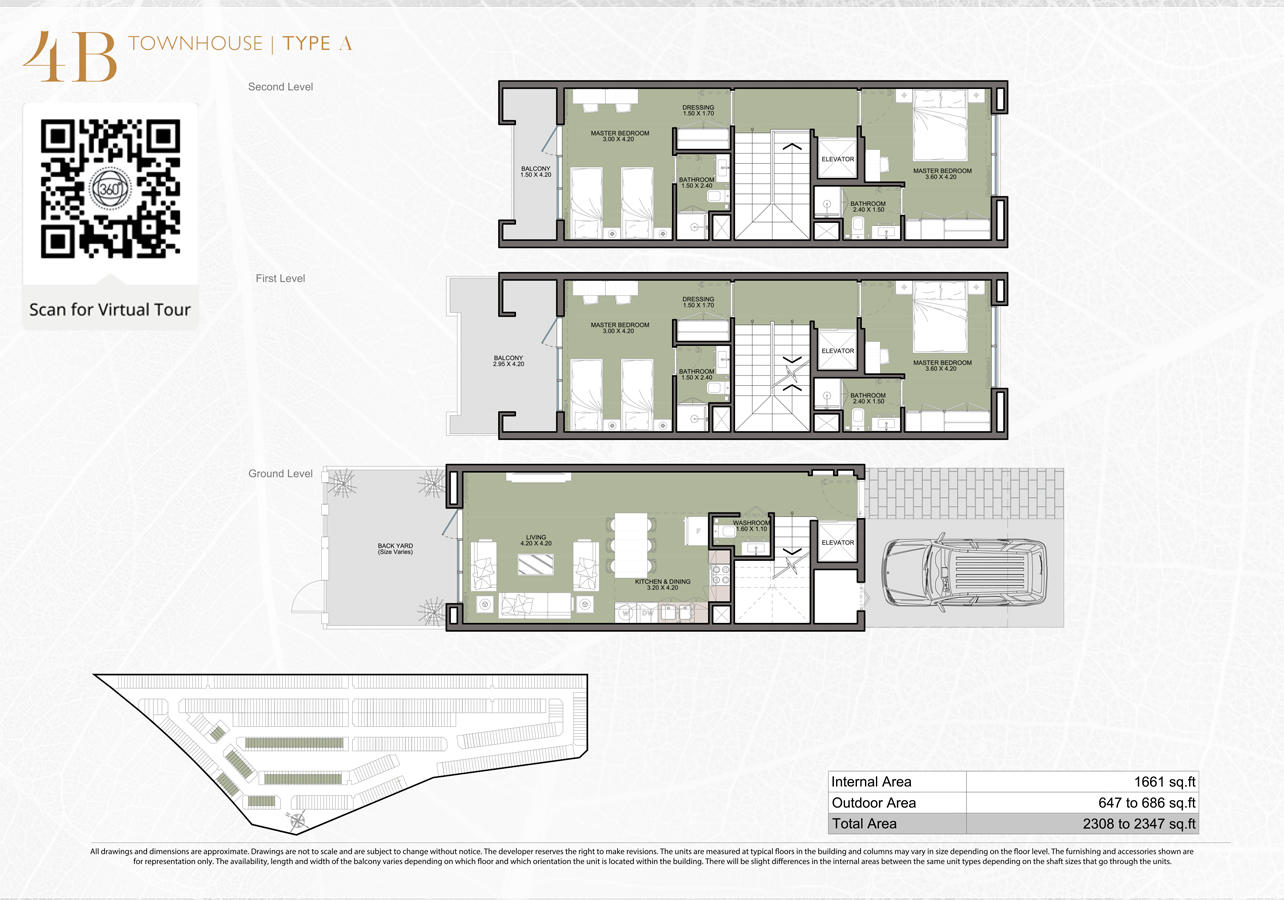 Bianca Townhouses floor plan 3