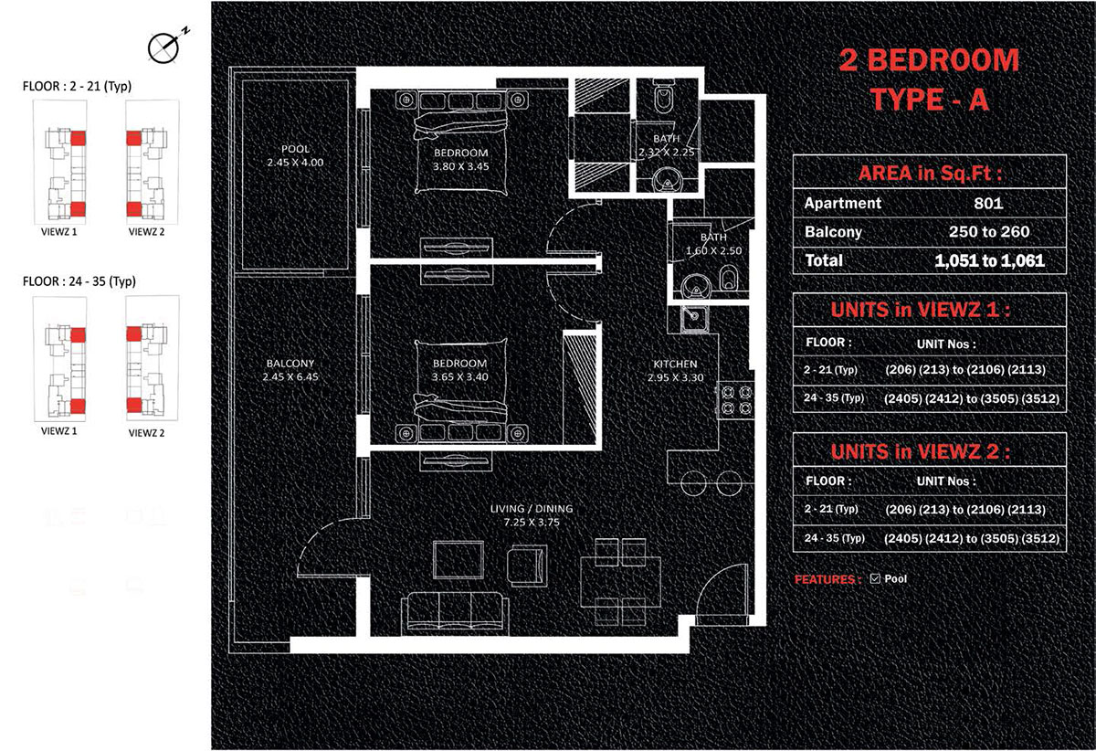 Danube Viewz Residence floor plan 3