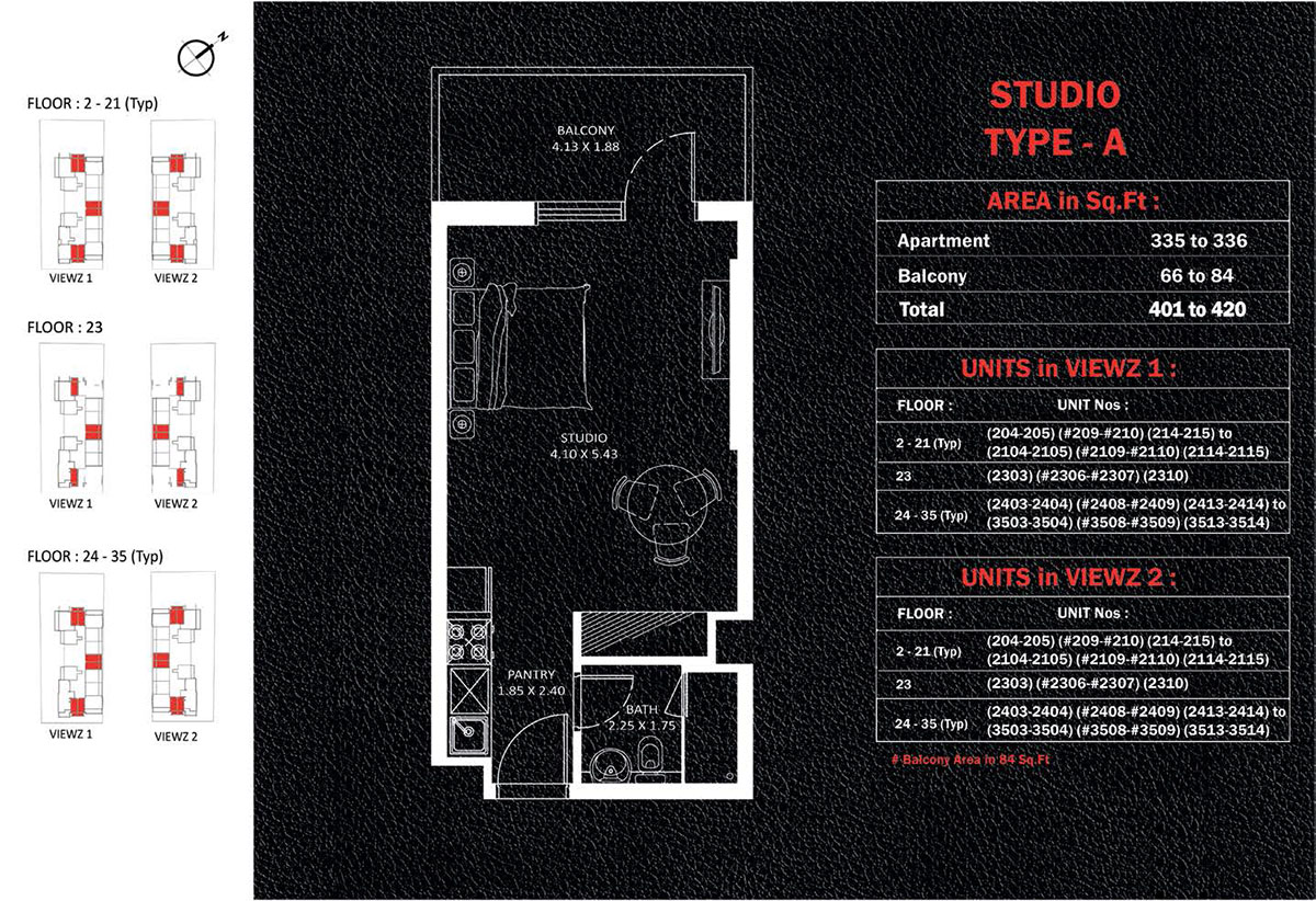 Danube Viewz Residence floor plan 1