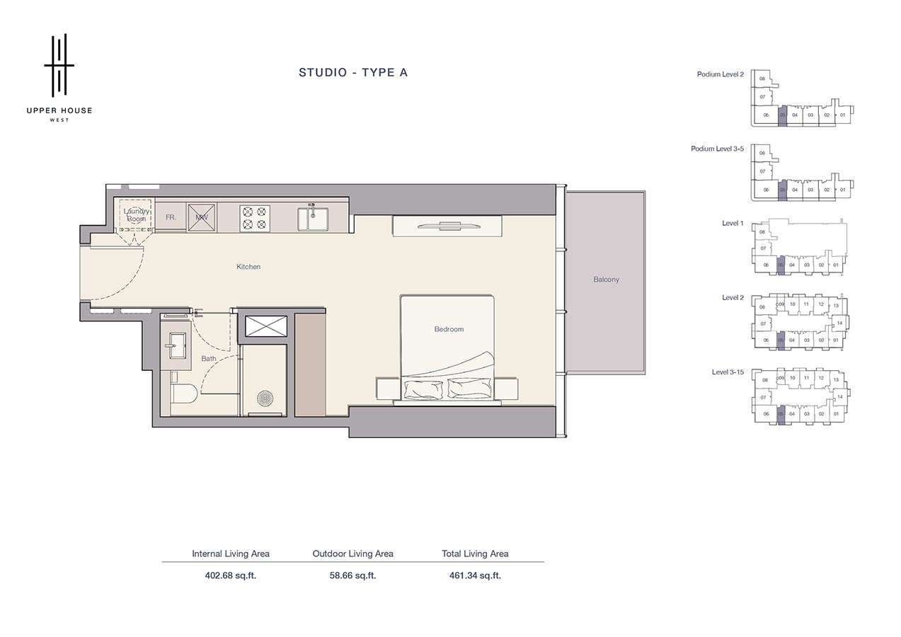 Ellington Upper House floor plan 1