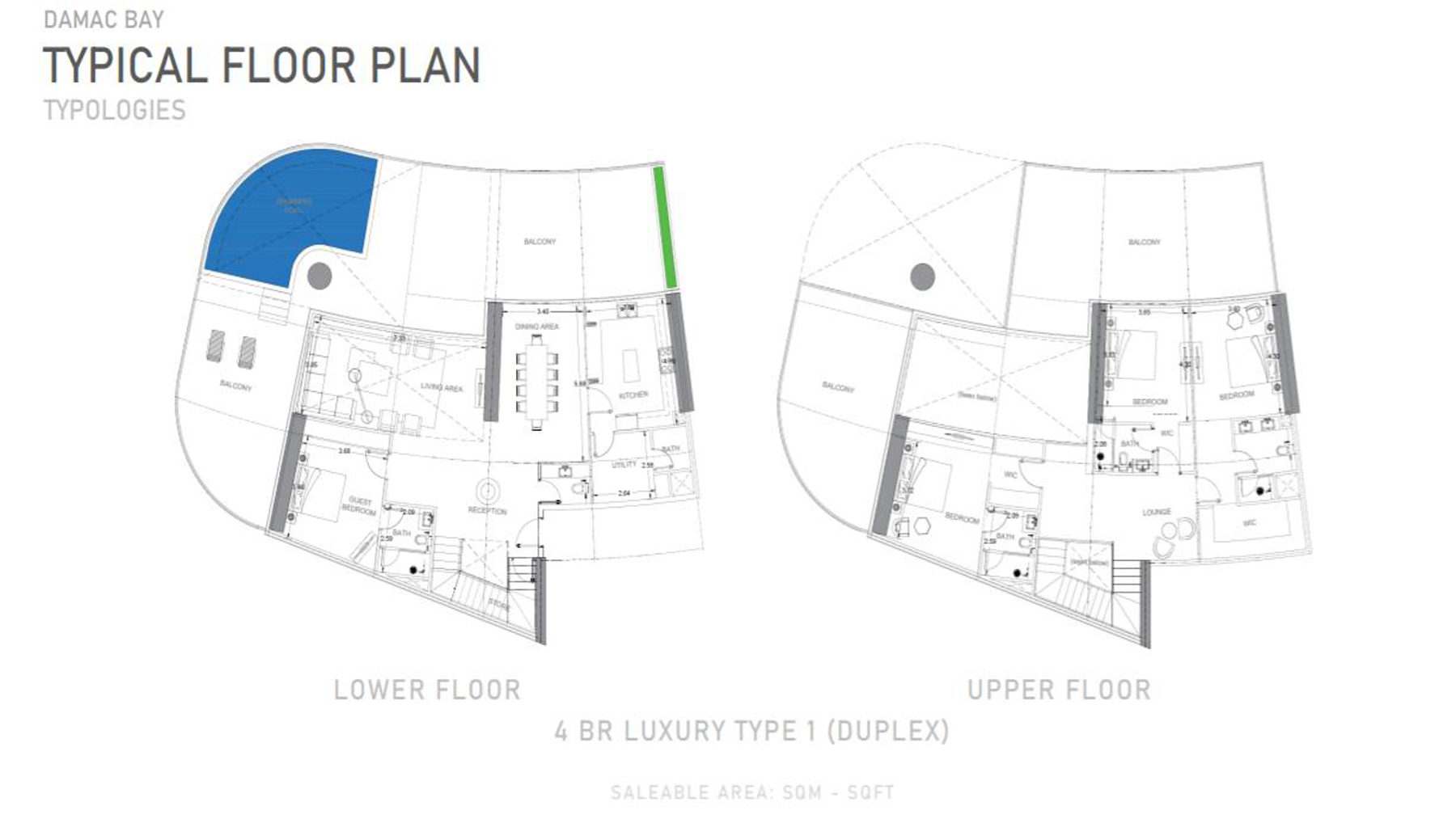 Damac Bay Cavalli floor plan 6