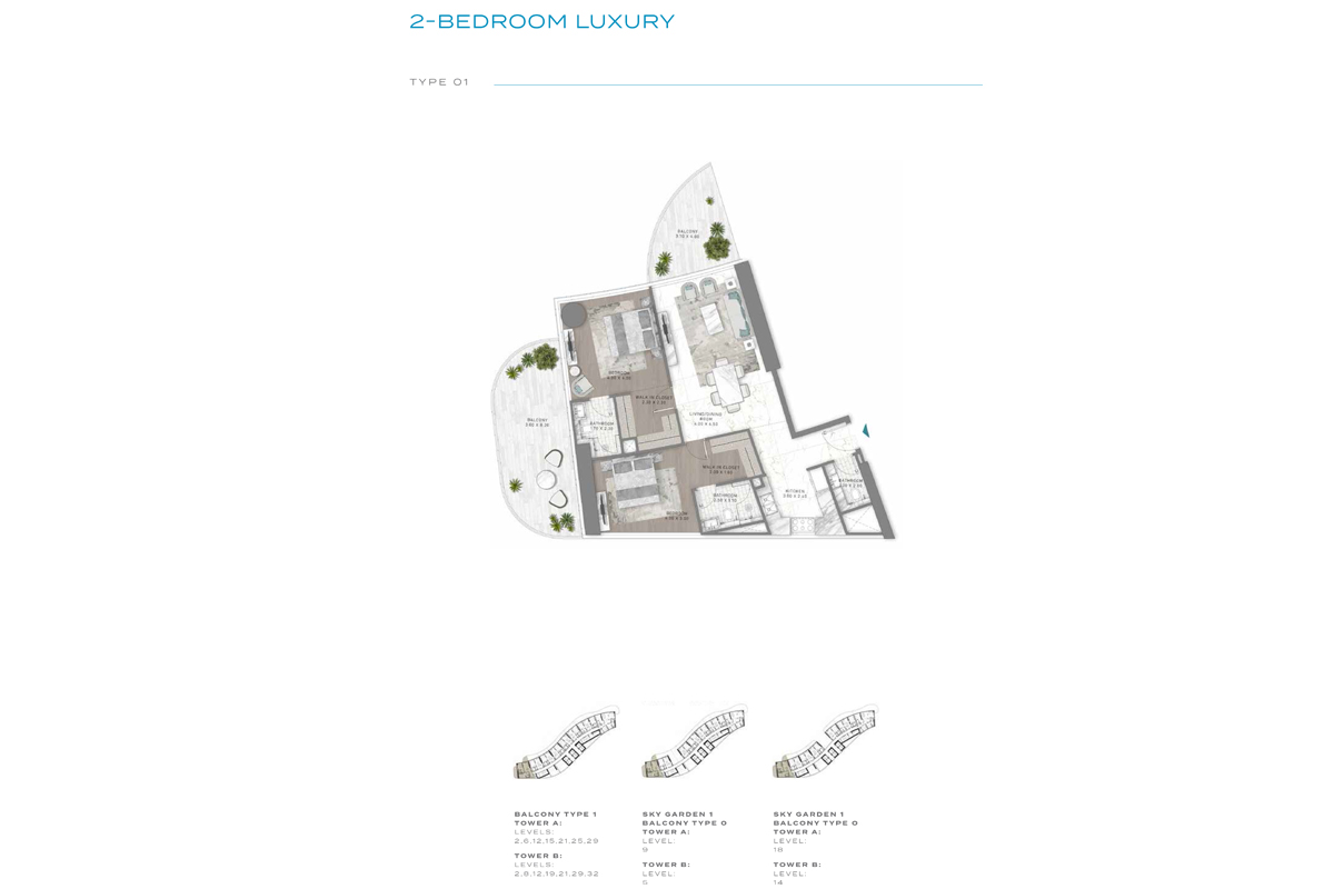 Damac Bay Cavalli floor plan 2