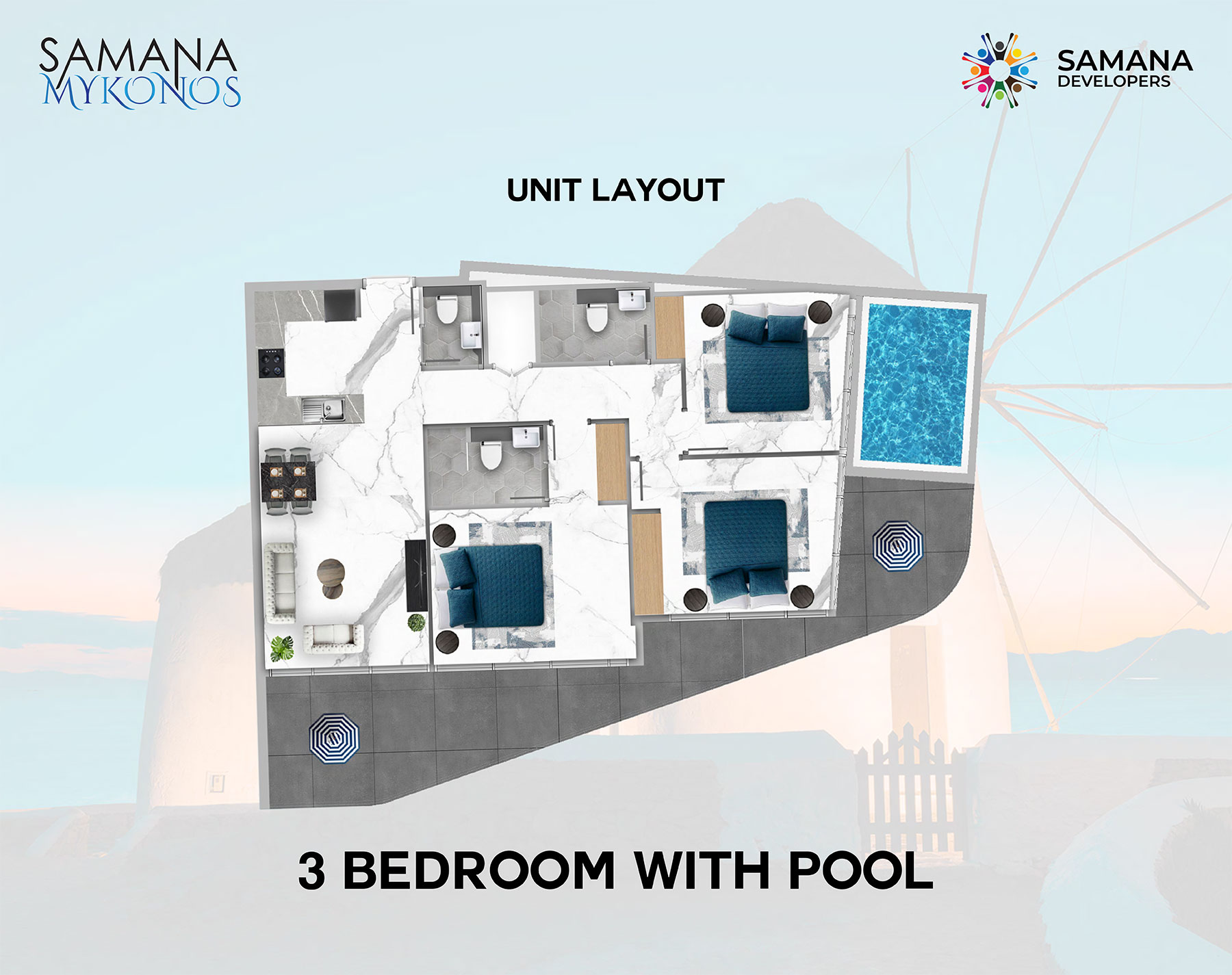 Samana Mykonos floor plan 5