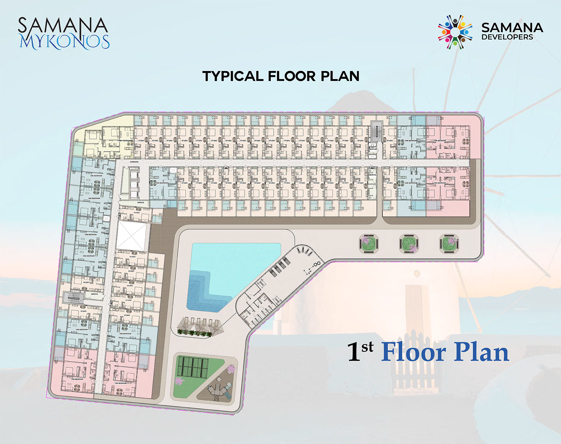 Samana Mykonos floor plan 3