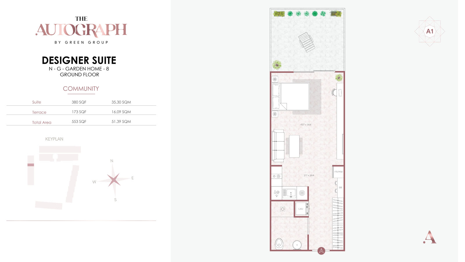 The Autograph floor plan 1