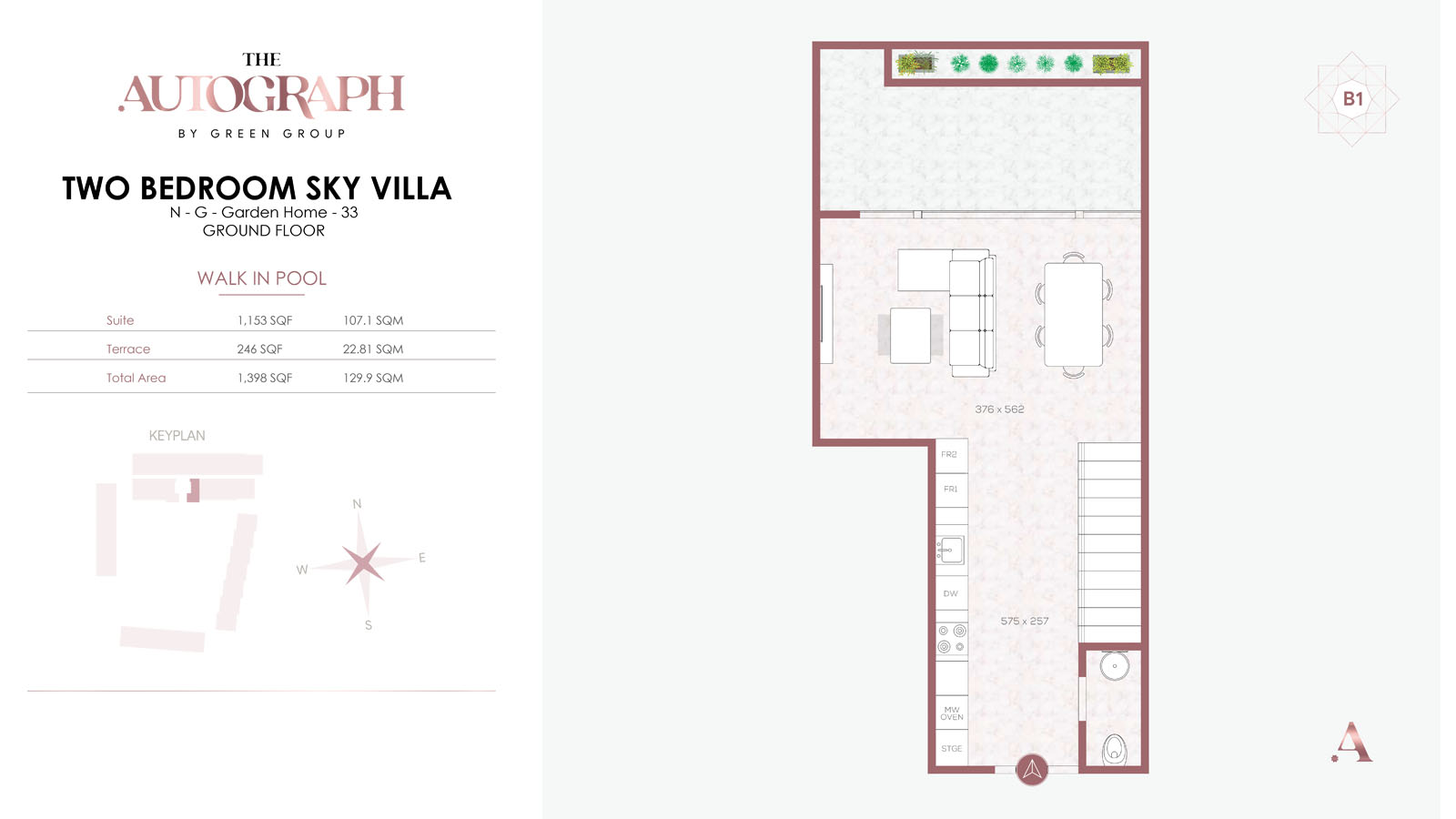 The Autograph floor plan 4