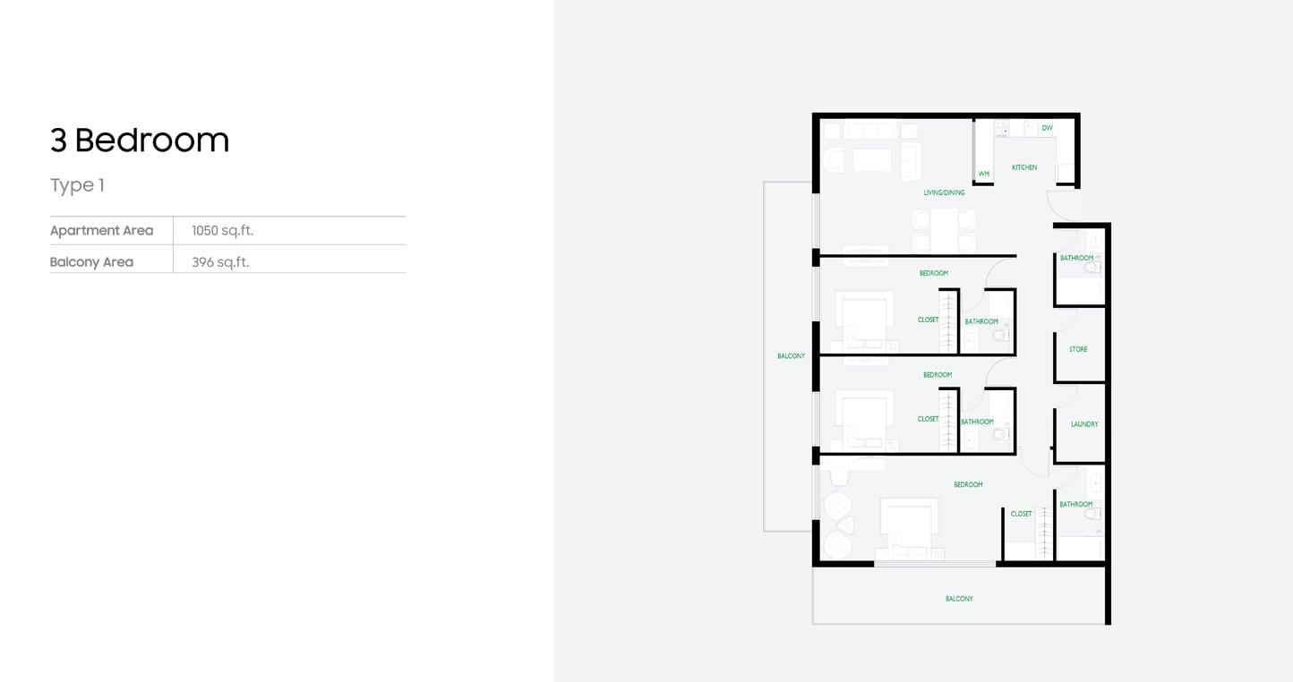 The Community Motor City floor plan 4