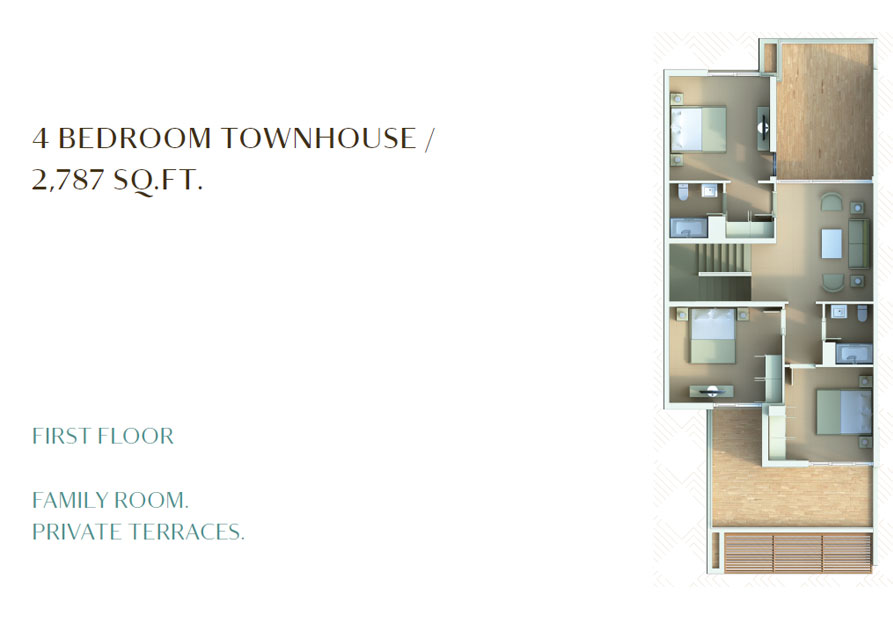 Cassia at the Fields floor plan 1