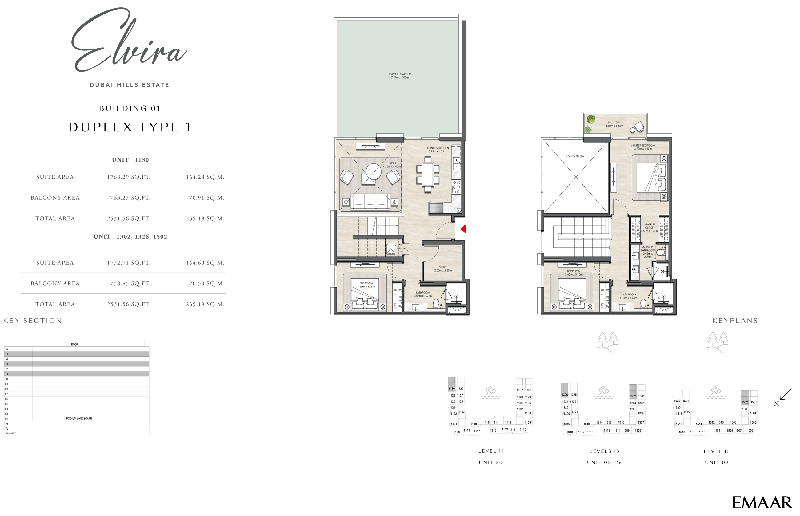 Emaar Elvira floor plan 3