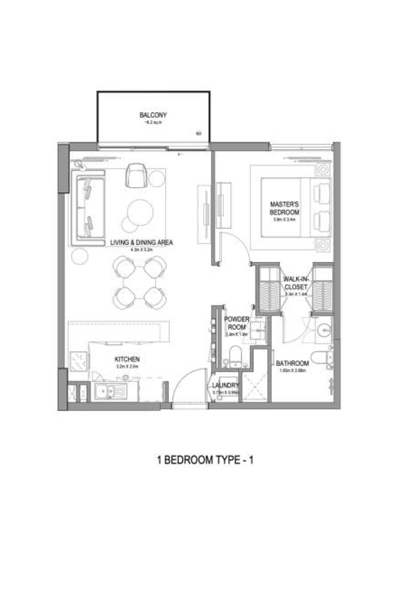 Manarat Living floor plan 2