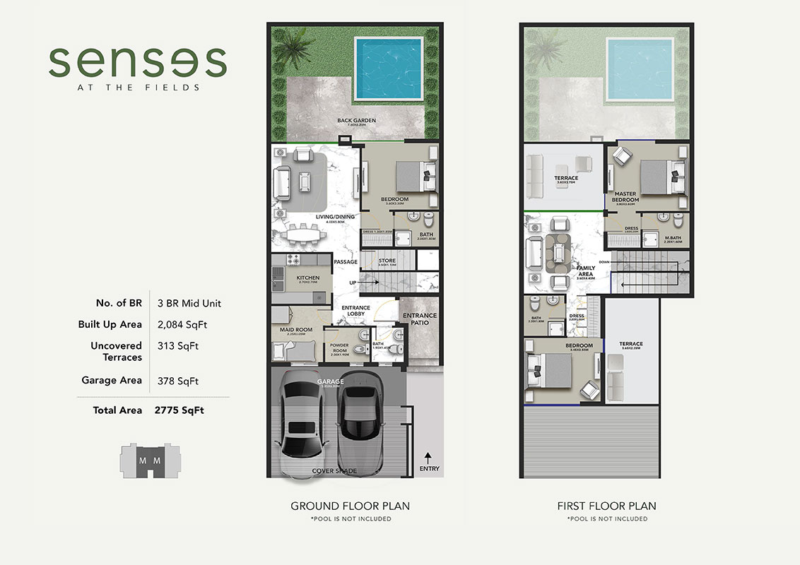 Senses at The Fields floor plan 1