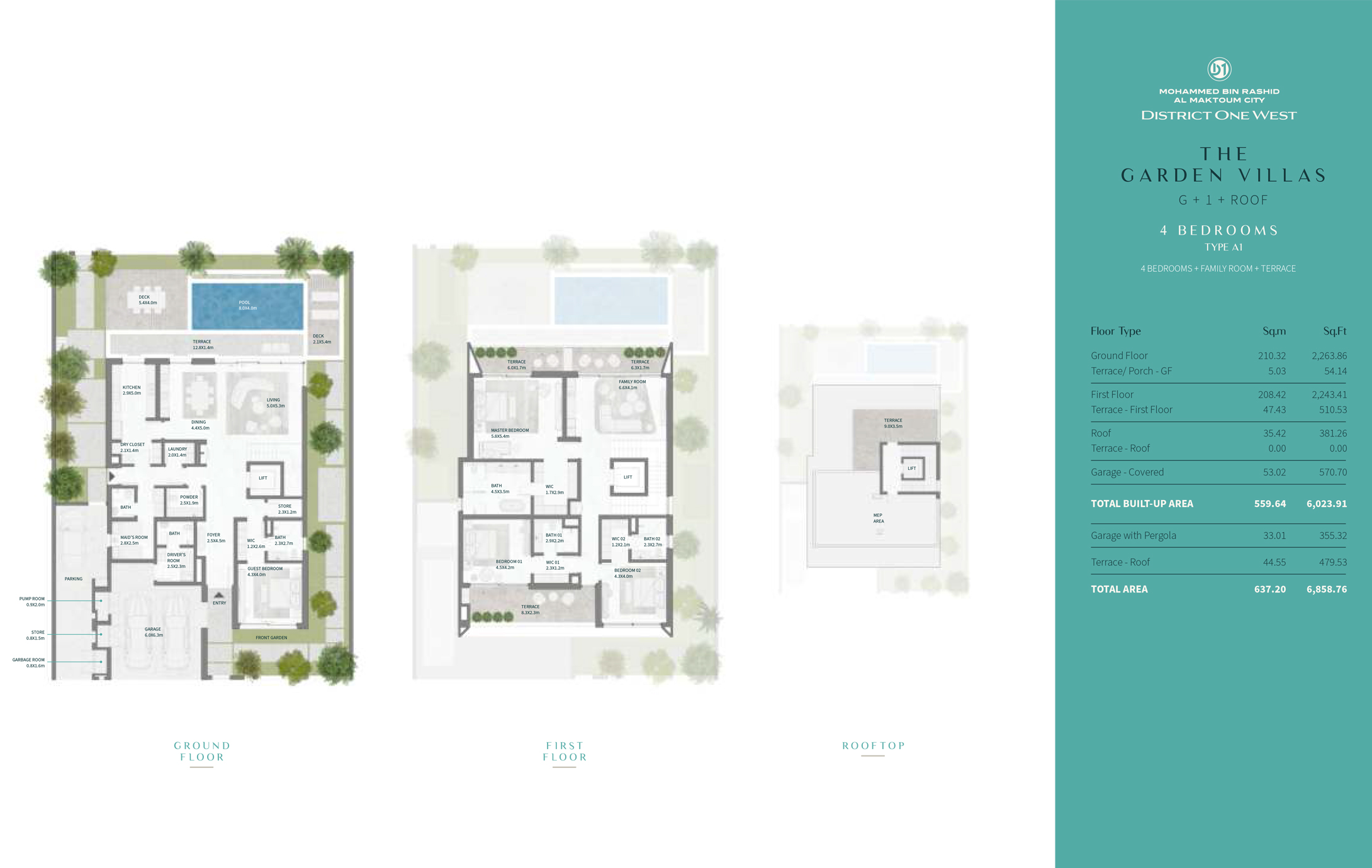 District One West floor plan 1
