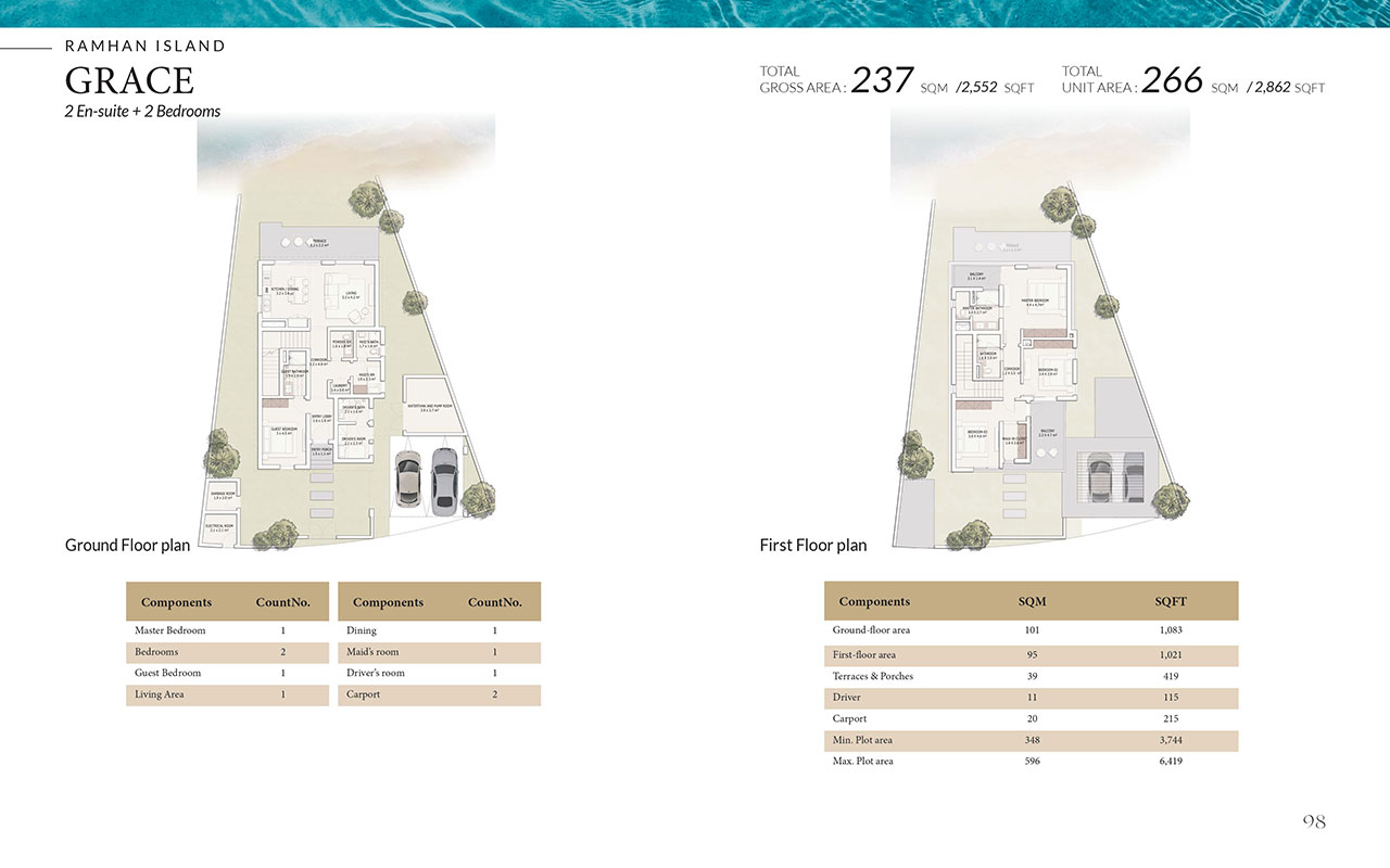 Ramhan Island Villas floor plan 2