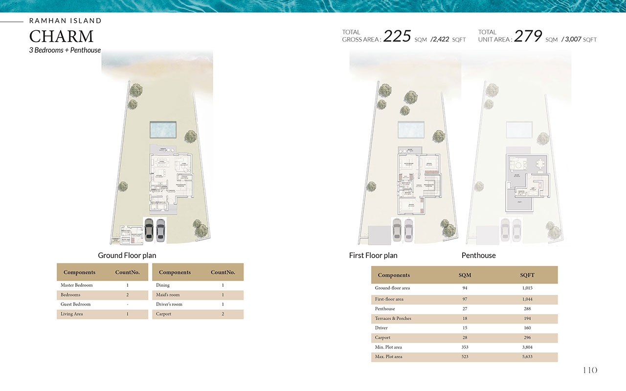 Ramhan Island Villas floor plan 1