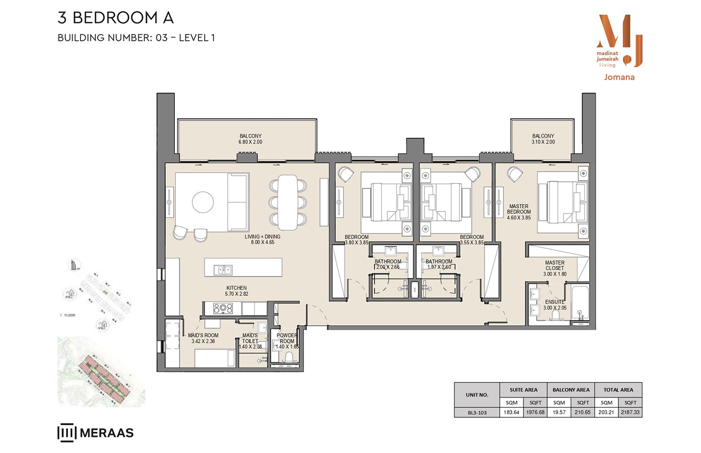 MJL Jomana floor plan 3