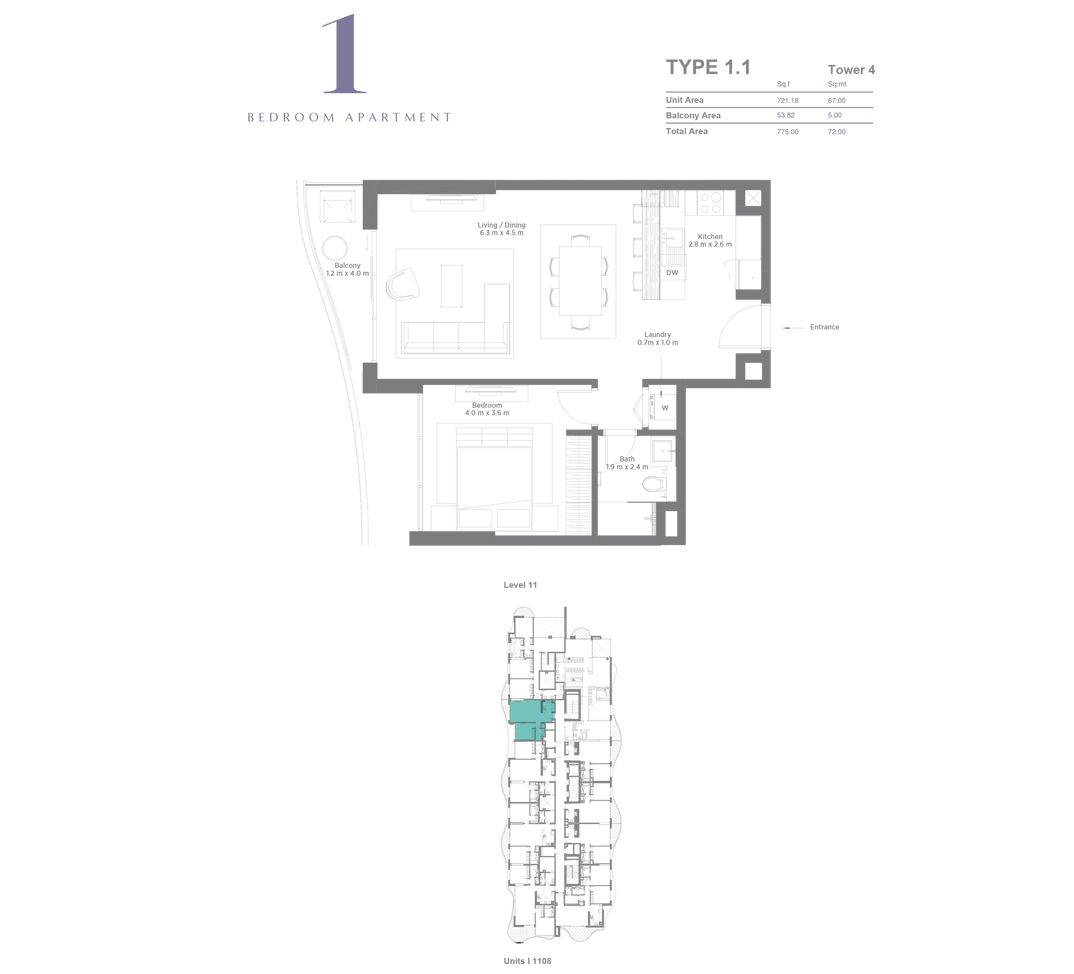 Bay Residences floor plan 2