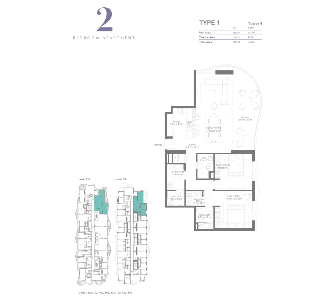 Bay Residences floor plan 3