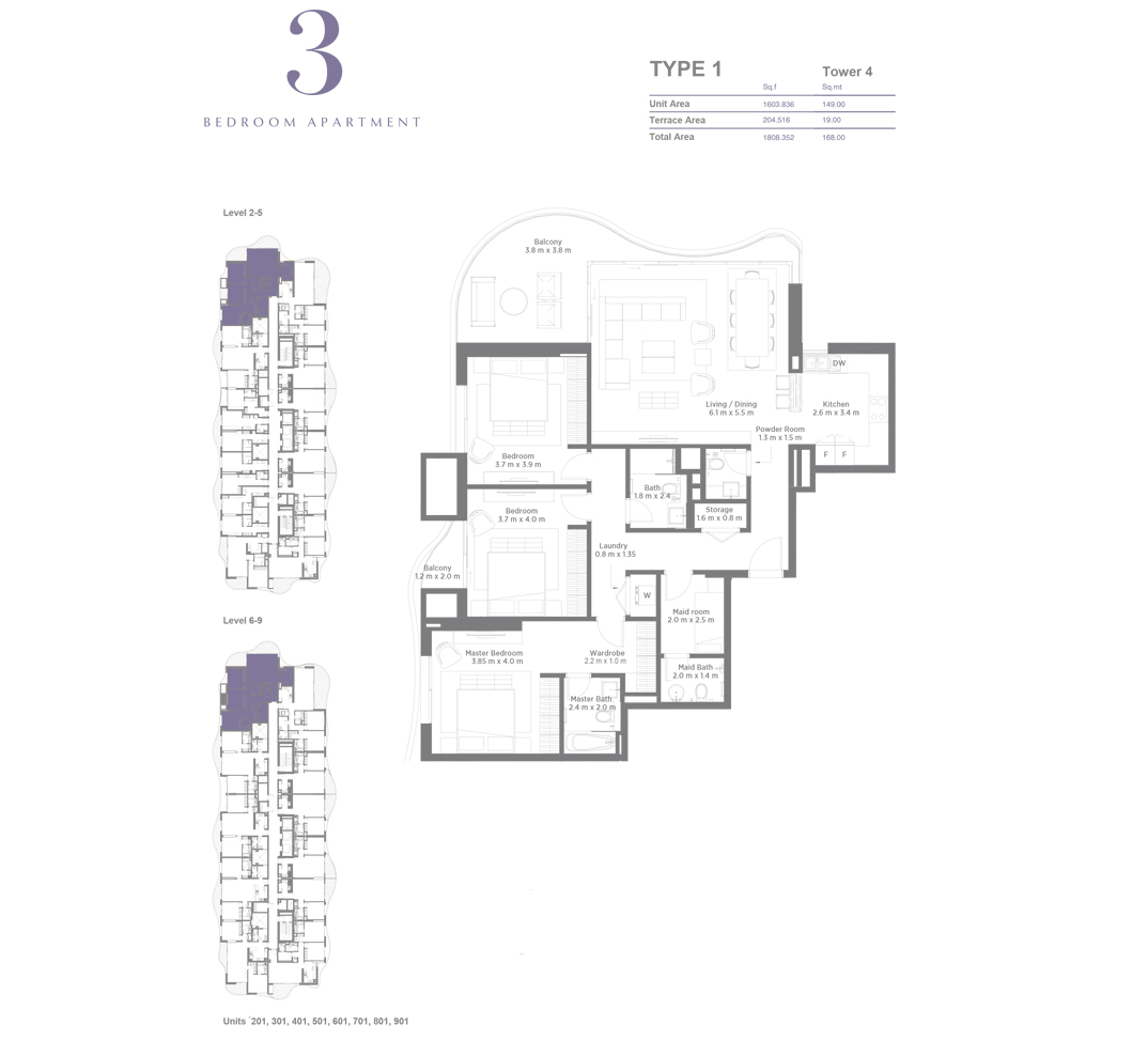 Bay Residences floor plan 4