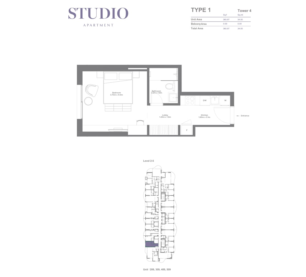Bay Residences floor plan 1