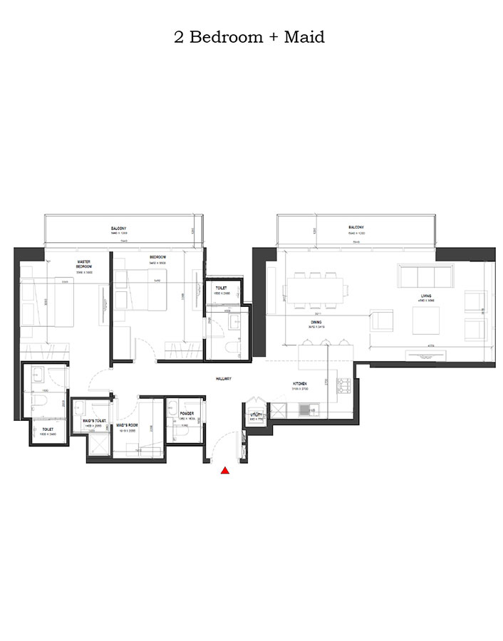 Sobha Verde JLT floor plan 3