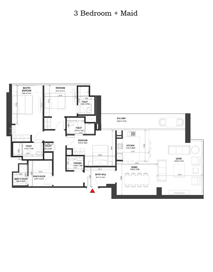 Sobha Verde JLT floor plan 4